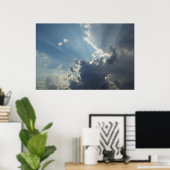 Majestic God Rays Poster (Heimbüro)