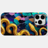 Majestic Gold Snake Case-Mate iPhone Hülle (Rückseite (Horizontal))