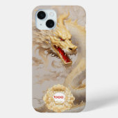 Majestic Golden Dragon and Ivory Case-Mate iPhone Hülle (Rückseite)