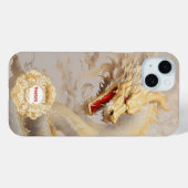 Majestic Golden Dragon and Ivory Case-Mate iPhone Hülle (Rückseite (Horizontal))