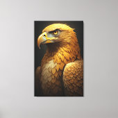 Majestic Golden Eagle Portrait  Leinwanddruck (Vorderseite)