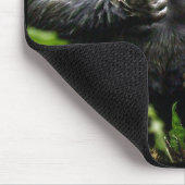 "Majestic Gorilla in Action" Mousepad (Ecke)