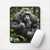 "Majestic Gorilla in Action" Mousepad (Mit Mouse)