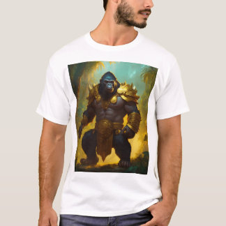 Majestic Gorilla: König des Dschungelgrafen-T - Sh T-Shirt