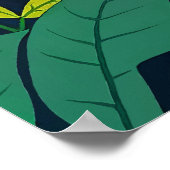 Majestic Gorilla Portrait - Jungle Alpha Art Poster (Ecke)