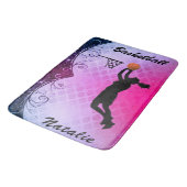 Majestic Gradient Basketball Badematte (Schrägansicht)