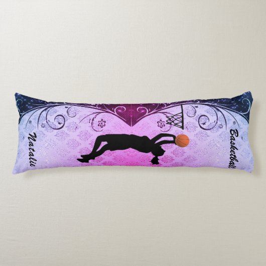 Majestic Gradient Basketball Seitenschläferkissen (Vorderseite)