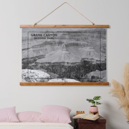 Majestic Grand Canyon National Park Wandteppich Mit Holzrahmen (Schlafzimmer)