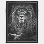 Majestic Grau Lion Fleecedecke (Vorderseite)