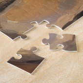 Majestic Great Dane Asleep by Fireplace Cozy Puzzle (Seite)