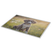 Majestic Great Dane Personalisiert Cutting Board Schneidebrett (Ecke)