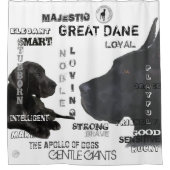 Majestic Great Danes Duschvorhang (Vorderseite)
