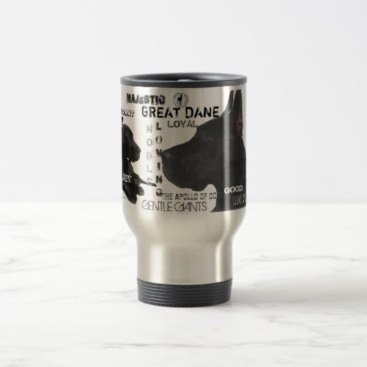 Majestic Great Danes Reisebecher (Mittel)