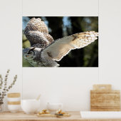 Majestic Great Horn Owl Poster (Küche)