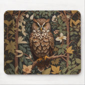 Majestic Great Horned Owl Forest Mousepad (Vorne)