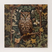 Majestic Great Horned Owl Forest Puzzle (Vertikal)