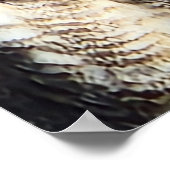 Majestic Great Horned Owl Wildlife Foto Poster (Ecke)