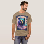 Majestic Grizzly Bear im T - Shirt Forest" (Vorne ganz)