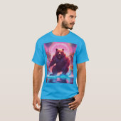 Majestic Grizzly Bear im T - Shirt Forest" (Vorne ganz)