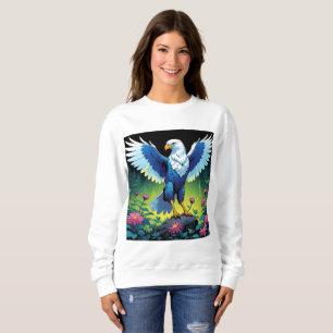 Majestic Guardians of the Skies: The Bald Eagle's Sweatshirt