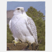 Majestic Gyrfalcon Fleecedecke (Vorderseite)
