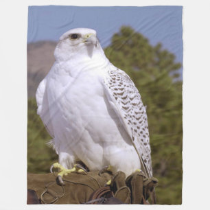 Majestic Gyrfalcon Fleecedecke