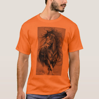 Majestic Hallion in Saffron: Bold & Elegant T-Shi T-Shirt
