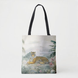 Majestic handbemalt Royal Bengalisch Tiger Tasche