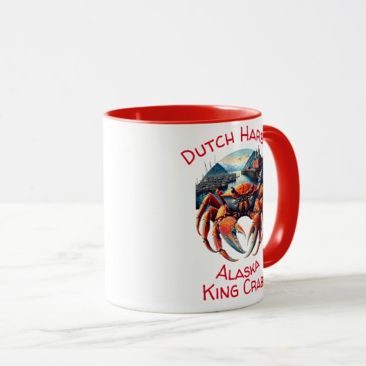 Majestic Harbour Sentinel Eine lebendige Krabbe Tasse (VorderseiteRechts)