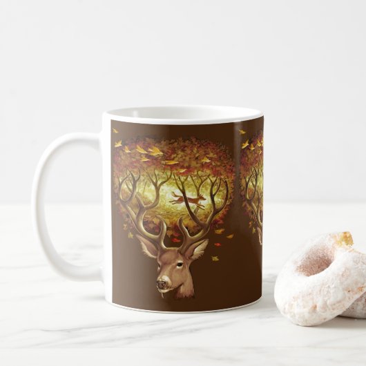 Majestic Herbst Kaffeetasse (Mit Donut)