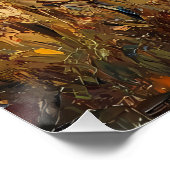 Majestic Herd: Buffalo auf der Prärie Poster (Ecke)