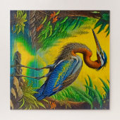 Majestic Heron Puzzle (Horizontal)