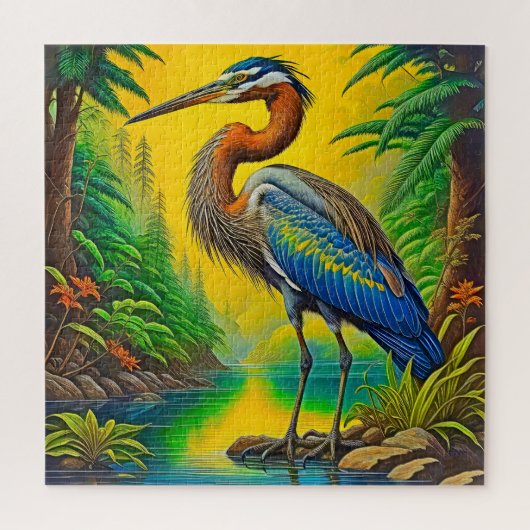 Majestic Heron Puzzle (Vertikal)