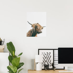 Majestic Hochland-Kuh-Portrait Poster