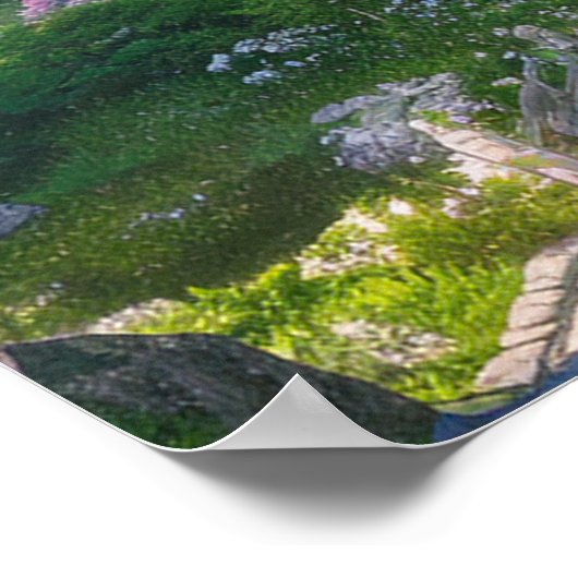 Majestic-Holztempel Poster (Ecke)