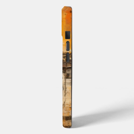 Majestic Horn im Abstrakten Sonnenuntergang Case-Mate iPhone Hülle (Rückseite / Links)