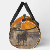 Majestic Horn im Abstrakten Sonnenuntergang Duffle Bag (Rechts)