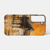 Majestic Horn im Abstrakten Sonnenuntergang Samsung Galaxy Hülle (Rückseite (Horizontal))