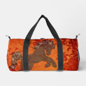 Majestic Horry in Asian Floral Tapestry Duffle Bag (Vorderseite)