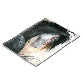 Majestic Horse by Bihrle 6.5 x 8.75" Notebook Notizblock (Linke Seite)
