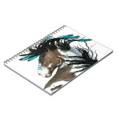 Majestic Horse by Bihrle 6.5 x 8.75" Notebook Notizblock (Linke Seite)