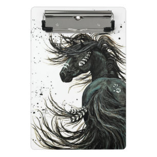 Majestic Horse by Bihrle 8.5 x 11" Planer Mini Klemmbrett