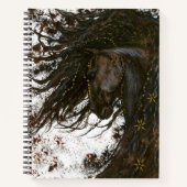 Majestic Horse by Bihrle 8.5 x 11" Spiral Notebook Notizblock (Vorderseite)