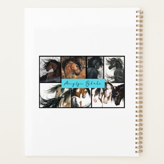 Majestic Horse by Bihrle Planner Planer (Rückseite)