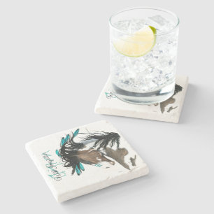 Majestic Horse by Bihrle Wild Imagination Steinuntersetzer