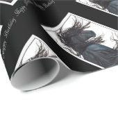 Majestic Horse Gift Wrap von Bihrle Geschenkpapier (Rolleneckpunkt)
