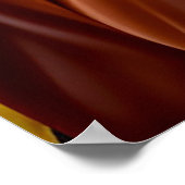 Majestic Horse mit Verziertem Gold Harness Poster (Ecke)