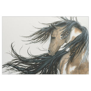Majestic Horse Pinto von Bihrle Stoff