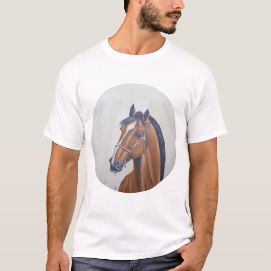 Majestic Horse Portrait T-Shirt (Vorderseite)