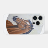 Majestic Horse Portrait T-Shirt iPhone Hülle (Rückseite (Horizontal))
